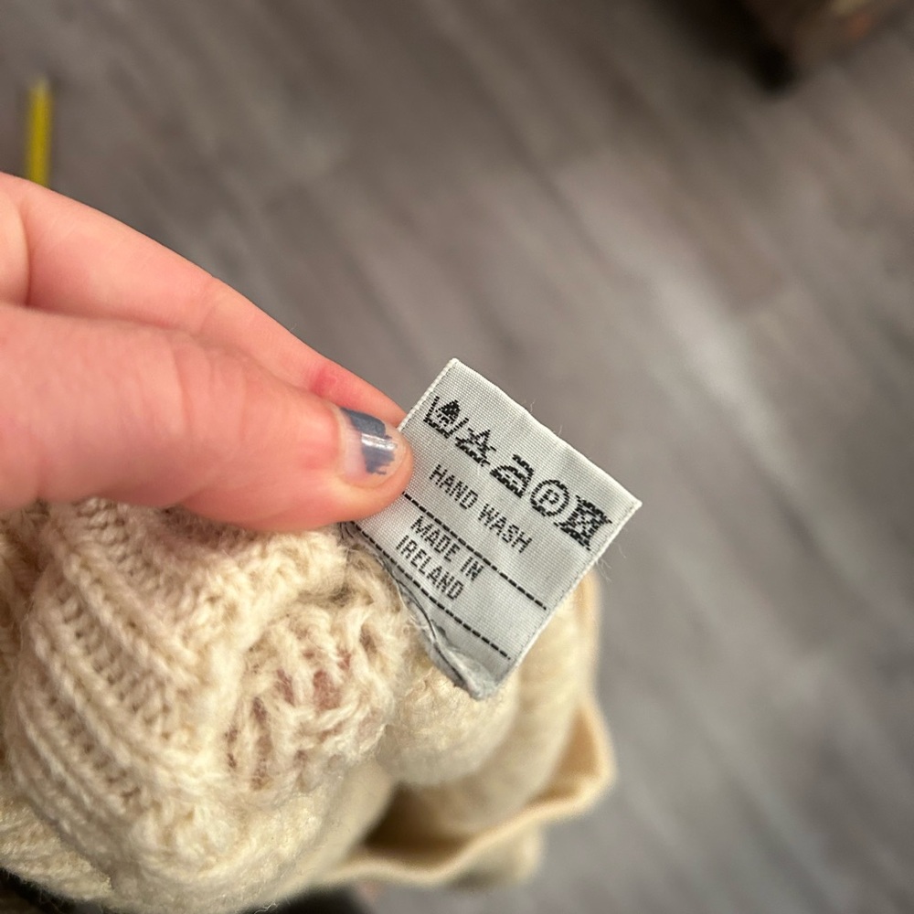 Country knitwear cable knit vintage Irish sweater - Picture 12 of 12